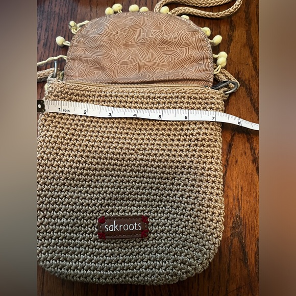 Sakroots Vegan Crossbody Crochet Boho Artsy Bag - Picture 5 of 6